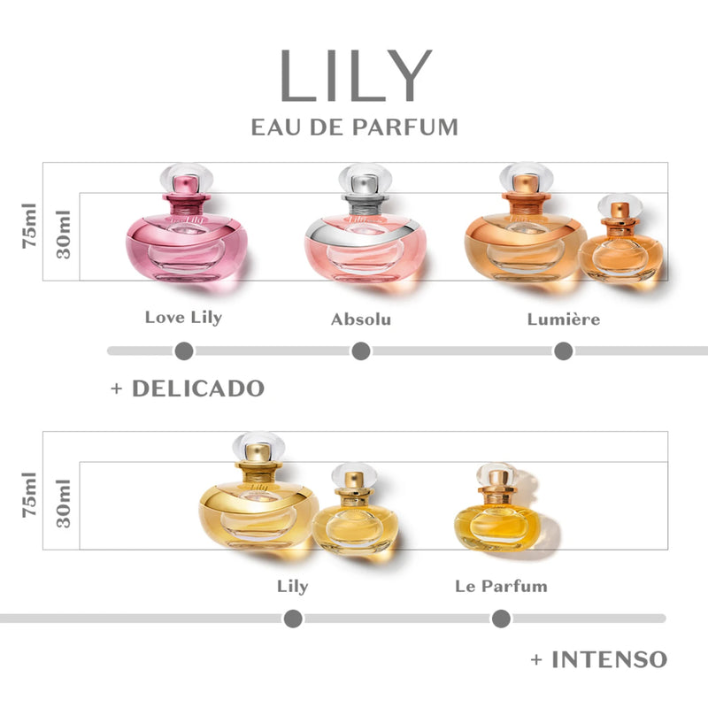 Lily Eau de Parfum Nova Versão 30ml