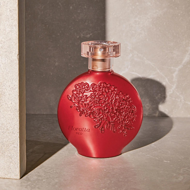 Floratta Red Desodorante Colônia 75ml - Feminilidade e Romance em Cada Borrifada!