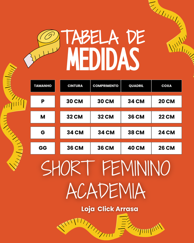 Shorts Fitness Levanta Bumbum com Cordinha Lateral Moda Feminina para Academia