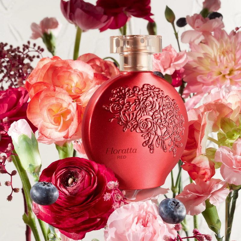 Floratta Red Desodorante Colônia 75ml - Feminilidade e Romance em Cada Borrifada!
